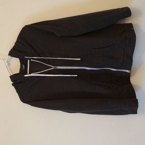 Eddie Bauer Dark Grey Zip Up Hoodie Sweatshirt
